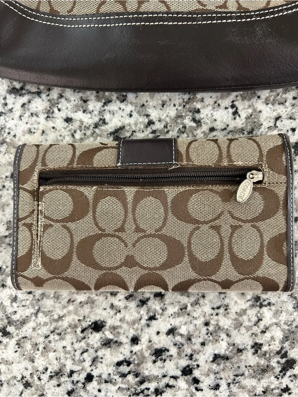 Coach Signature Soho Hobo Purse & Matching Wallet Set